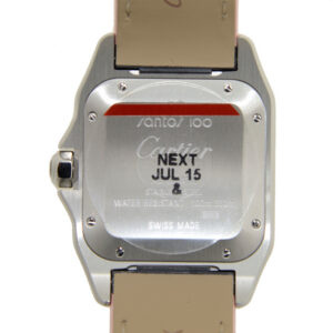 CARTIER SANTOS 100 Pink Strap W20126X8 - United Luxury