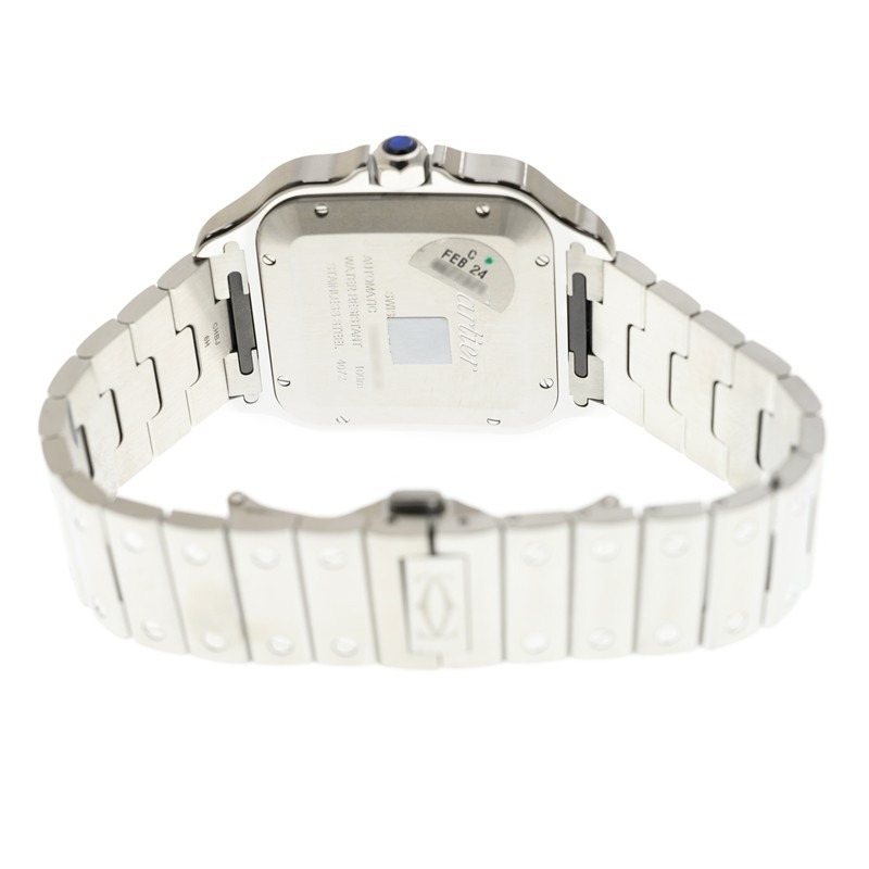 Cartier Santos Blue PVD Bezel WSSA0047 - United Luxury