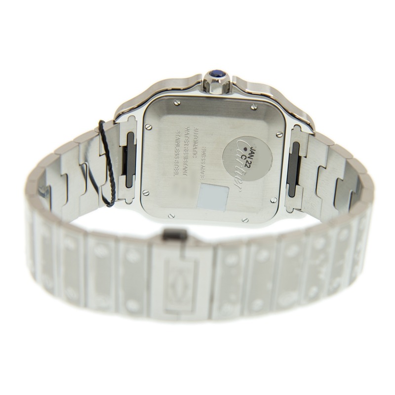 Cartier Santos Large Model Blue WSSA0030 - United Luxury
