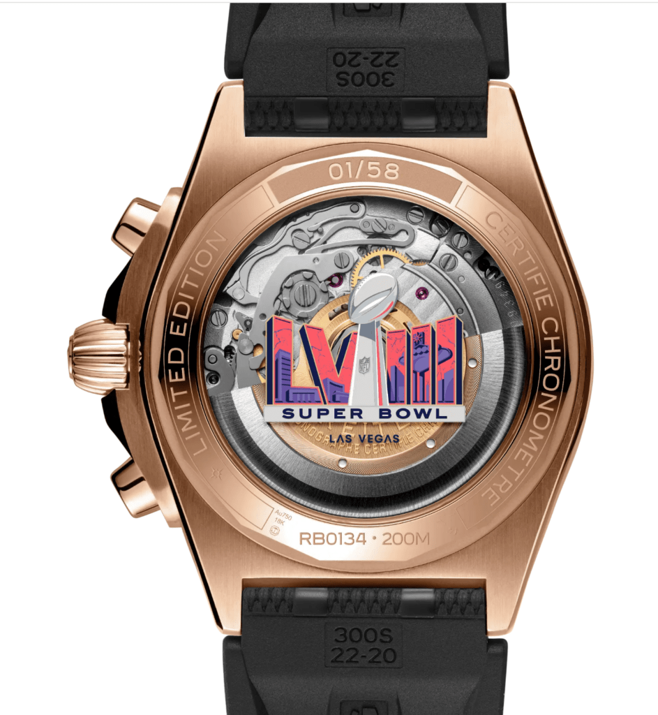 Breitling Chronomat B01 42 Super Bowl LVIII RB01343A1C1S1