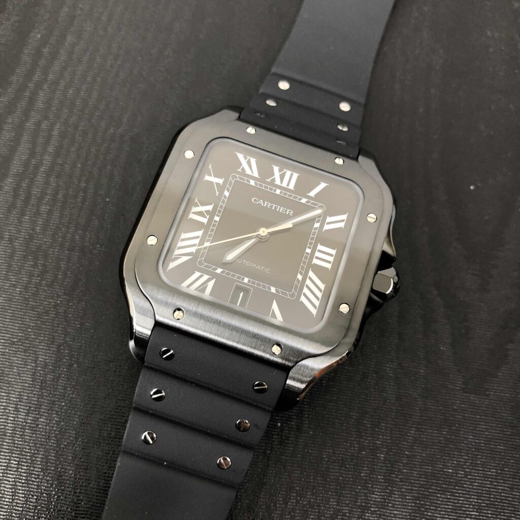 Cartier Santos Large Model Black WSSA0039 - United Luxury
