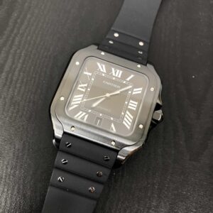 Cartier Santos Large Model Black WSSA0039 - United Luxury