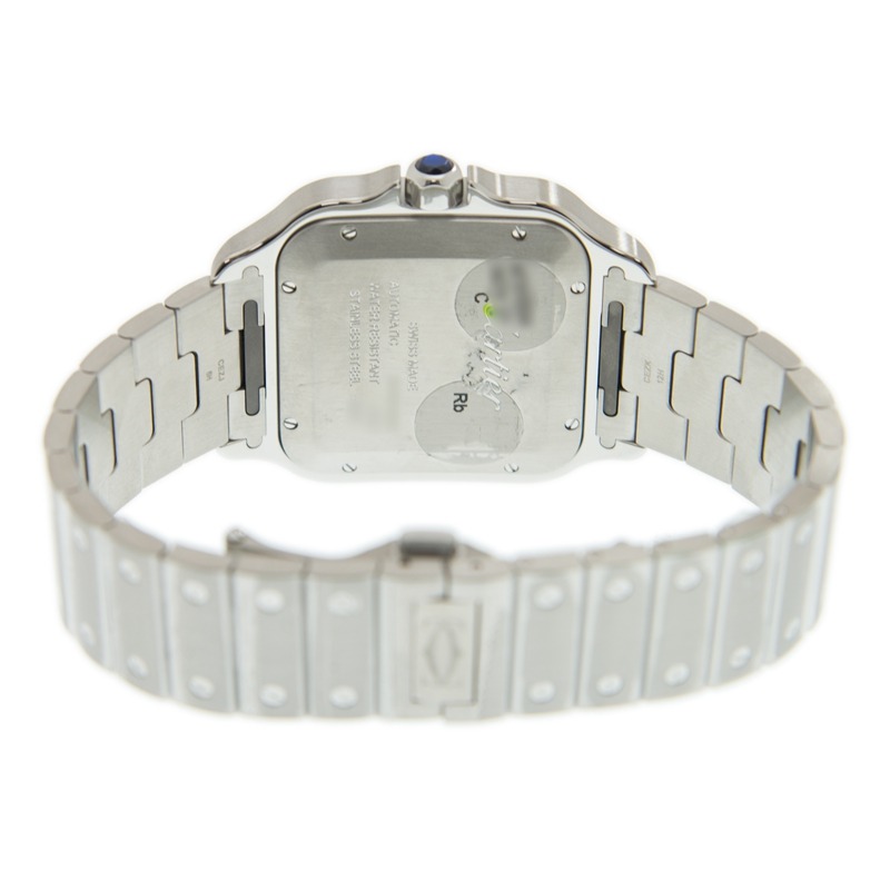 Cartier Santos Large Model Classic Silver WSSA0018 - United Luxury