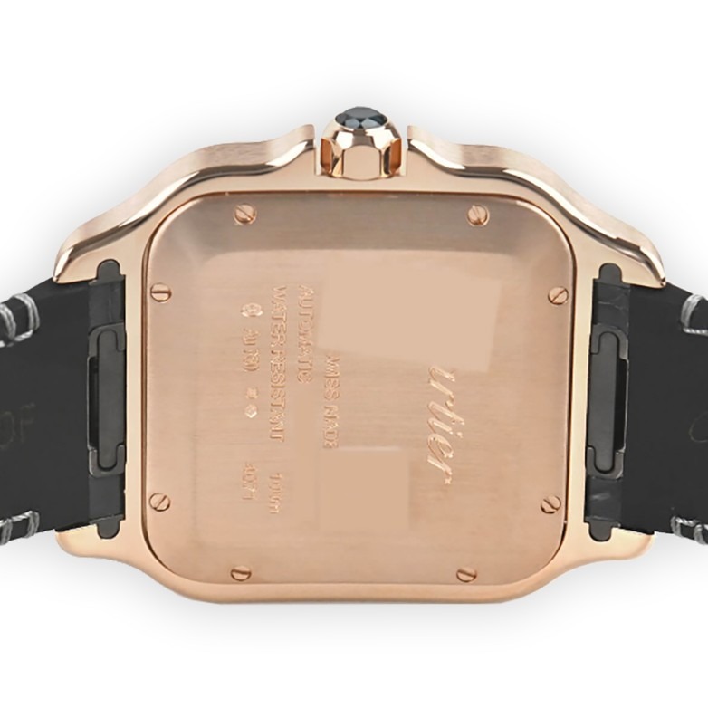 Cartier Santos Large Model Rose Gold WGSA0019 - United Luxury