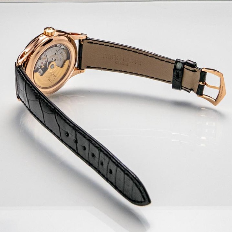 Patek Leather Black 5205R-010 Replica