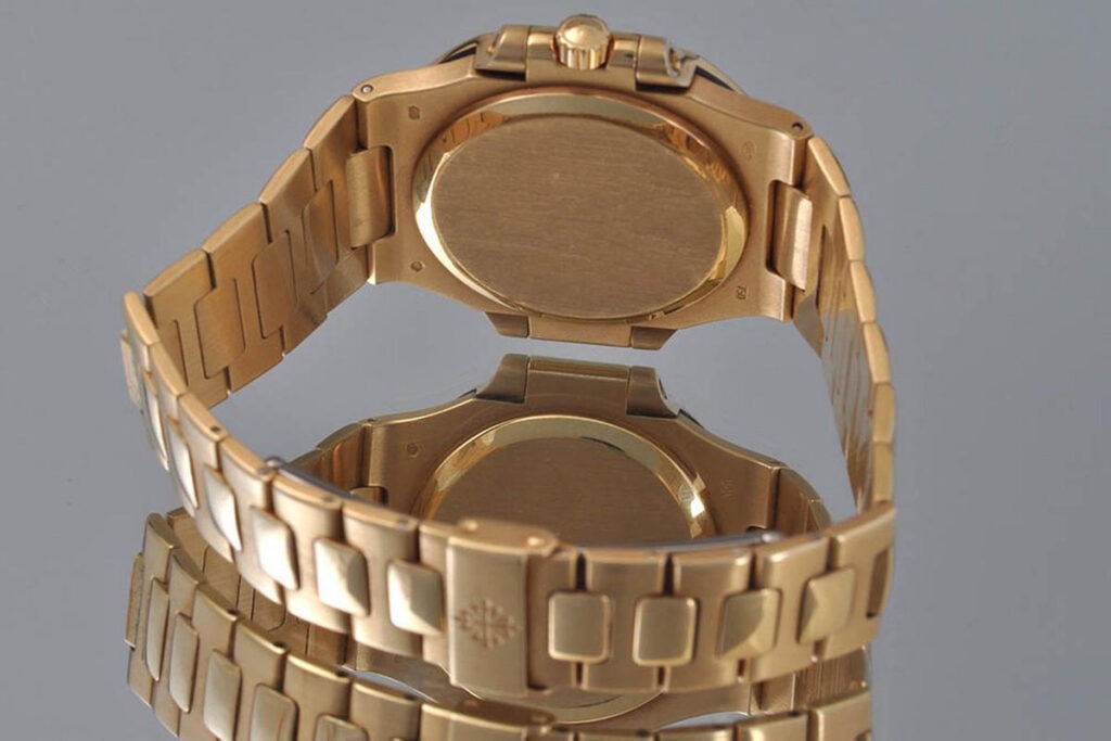 Patek Philippe Nautilus 3800 37MM White Dial With 18K Yellow Gold Bracelet