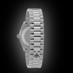 RLX Datejust m278289RBR-0007 White Dial White Gold President Watch