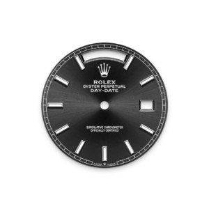 RLX Day-Date 40mm 228396TBR-0024 Black Dial Diamond Bezel