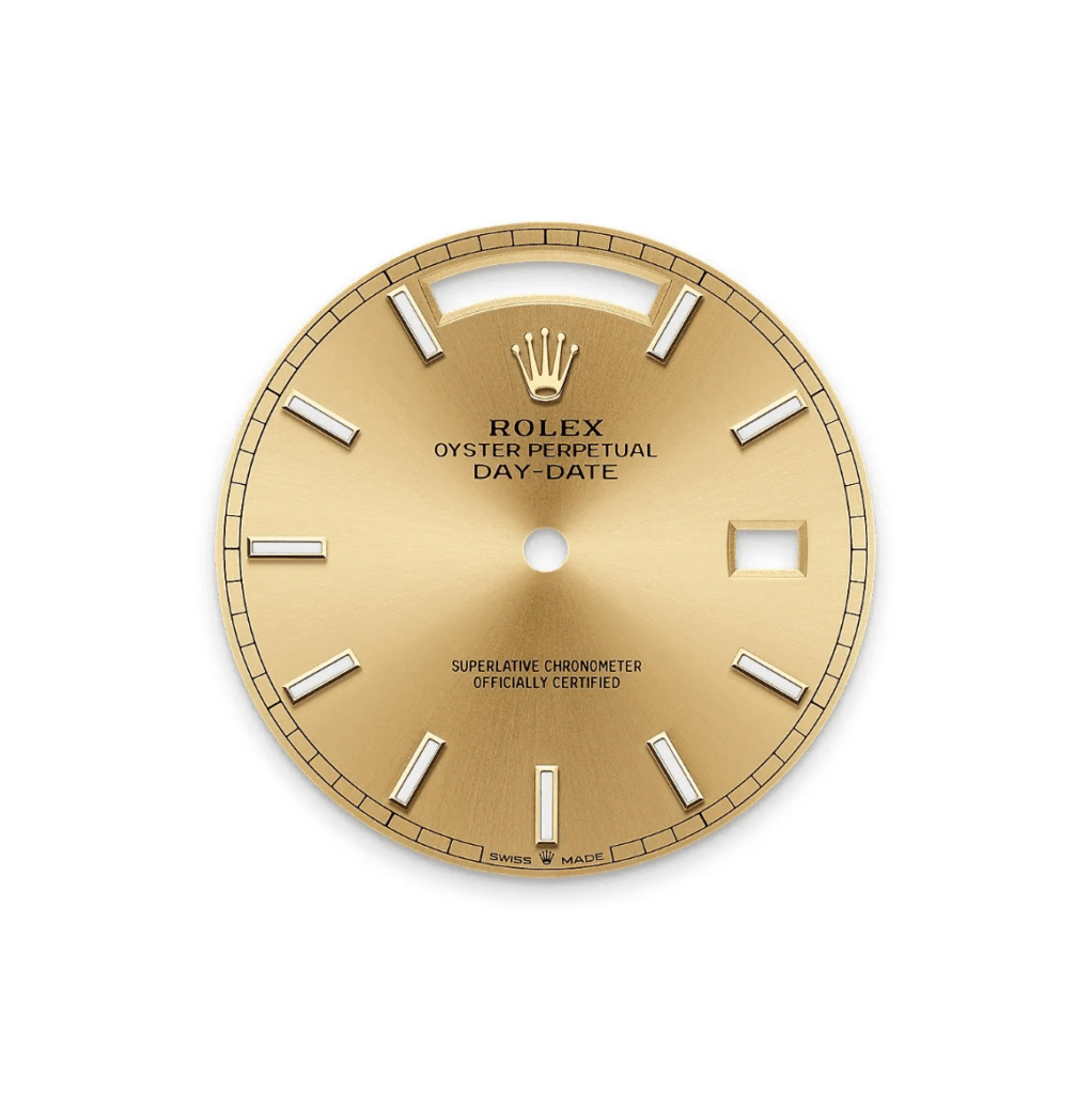 RLX Day-Date 40mm 228398TBR-0007 Champagne Dial President Watch