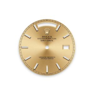 RLX Day-Date 40mm 228398TBR-0007 Champagne Dial President Watch