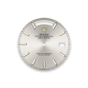 RLX Day-Date 40mm 228398TBR-0040 Silver Dial President Watch