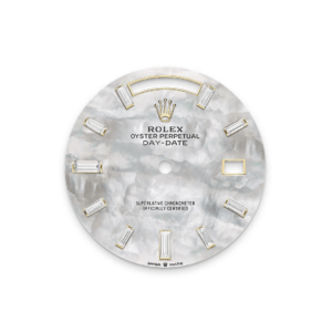 RLX Day-Date 40mm 228398TBR-0043 White Mother-of-Pearl Dial President Watch