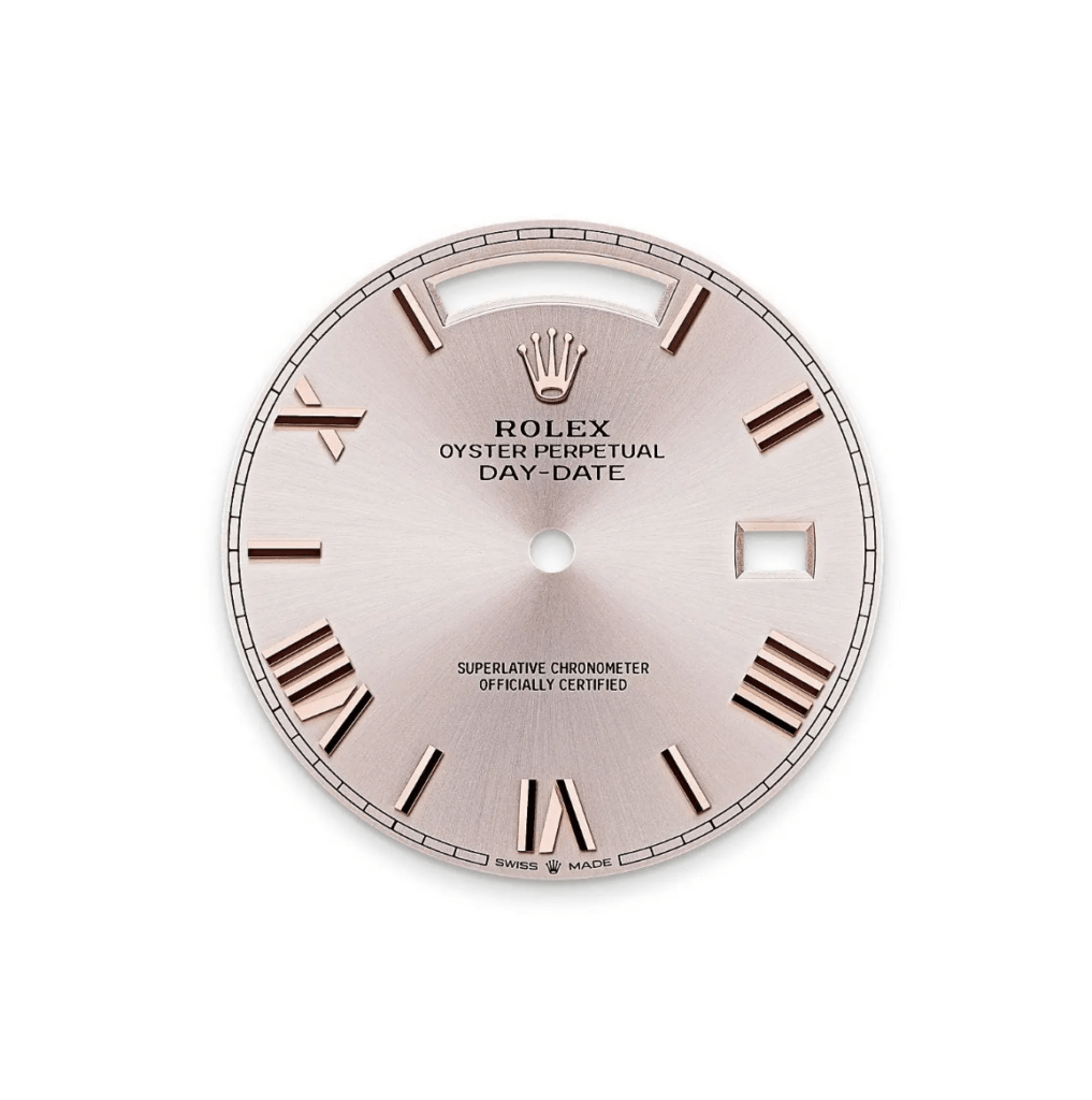 RLX Day-Date 40mm Sundust Roman Dial 228345rbr-0008