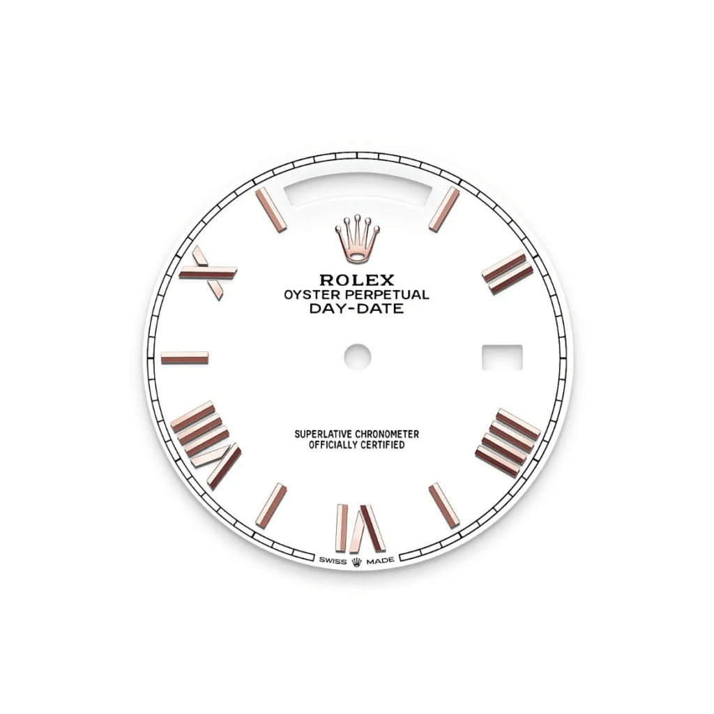 RLX Day-Date White Roman Dial 228345rbr-0012
