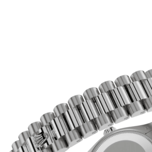 RLX Datejust m278289RBR-0011 Bright Black Dial White Gold President Watch