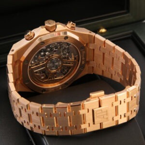 A&P ROYAL OAK Pink Gold Khaki Green Dial CHRONOGRAPH 41mm