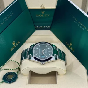 RLX Datejust 41mm 126300 Mint Green Dial Stainless Steel Oyster Bracelet Watch