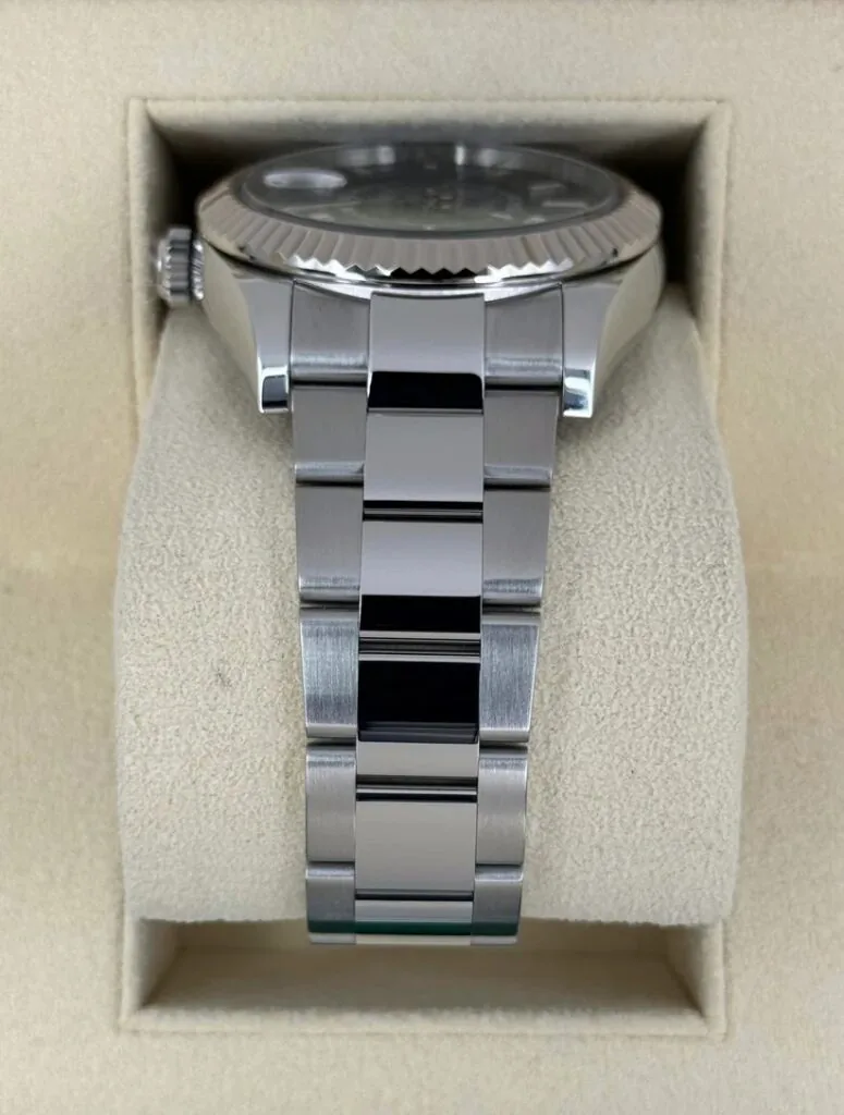 RLX Sky-Dweller 42mm 336934-0001/0002 Stainless Steel Green Dial Oyster
