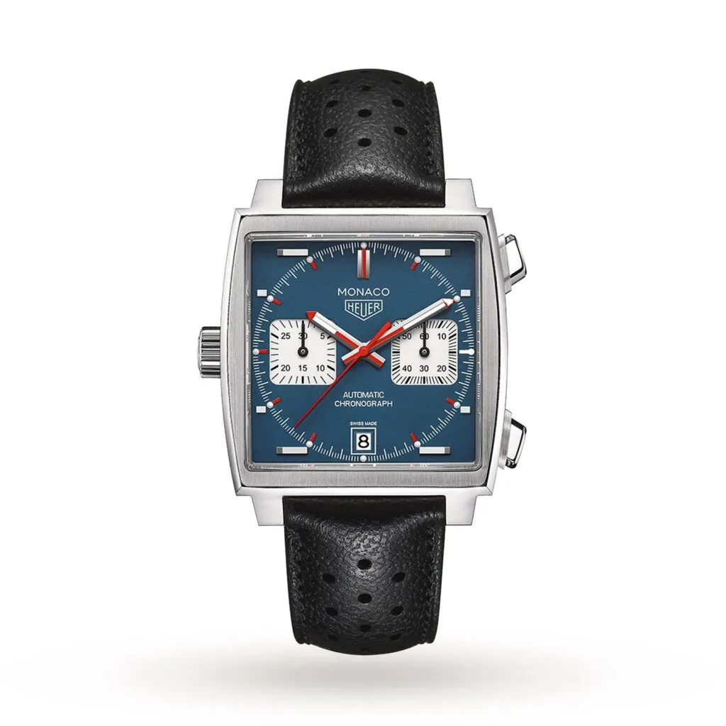 TAG Heuer Vintage Monaco Automatic 39mm Mens Watch CAW211P.FC6356