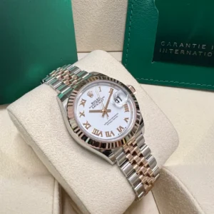 RLX Lady-Datejust 31mm 279171 White Roman Oyster Stainless Steel and Rose Gold