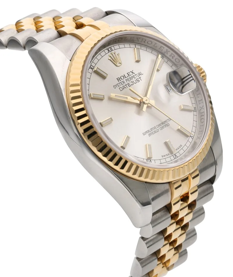 Rolex Datejust 31mm Two-Tone Yellow Gold Fluted