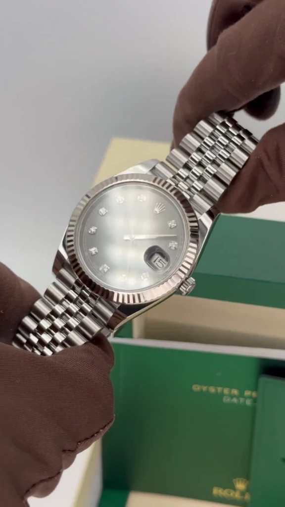 RLX Datejust 41mm 126334 Slate Diamond Jubilee Stainless Steel