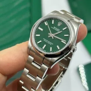 RLX Oyster Perpetual 31mm 277200-0006 Green Dial Oyster Bracelet Watch