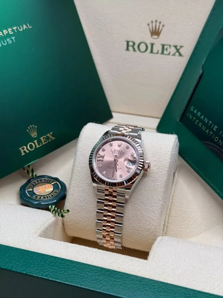 RLX Lady-Datejust 31mm 279171 Rose-colour Diamond Set Oyster Stainless Steel and Rose Gold