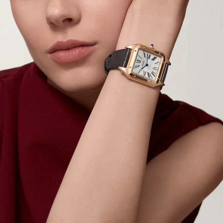 CARTIER SANTOS-DUMONT Rose Gold Mix WGSA0021 - United Luxury