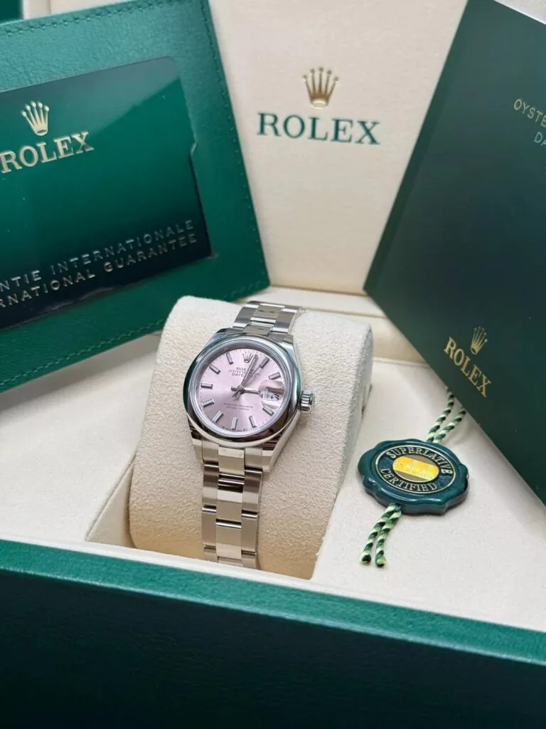 RLX Lady-Datejust 31mm 279160 Oyster Perpetual Pink Dial Oyster Bracelet