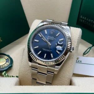 RLX Datejust 41mm 126334 Blue Index Oyster Stainless Steel Men’s Watch