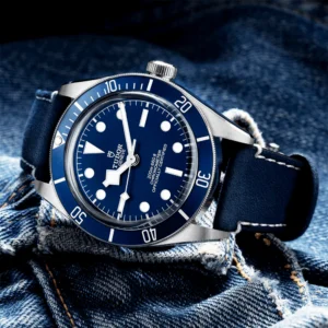 TUDOR Black Bay 58 39mm Navy Blue Dial & Bezel Automatic Leather Strap Watch M79030B-0002