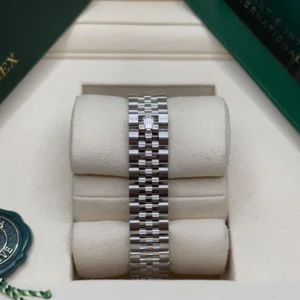 RLX Lady-Datejust 31mm 279174 Silver Diamond Dial Oyster Bracelet