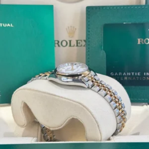 RLX Lady-Datejust 31mm 279163 White Roman Dial Oyster Bracelet