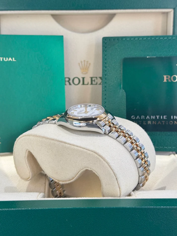 RLX Lady-Datejust 31mm 279163 White Roman Dial Oyster Bracelet