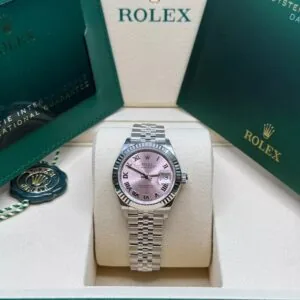 RLX Lady-Datejust 31mm 279174 Pink Roman Dial Oyster Bracelet