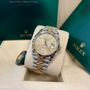 RLX Datejust 36mm 126233 Golden Fluted Motif 36mm Dial Oyster Bracelet