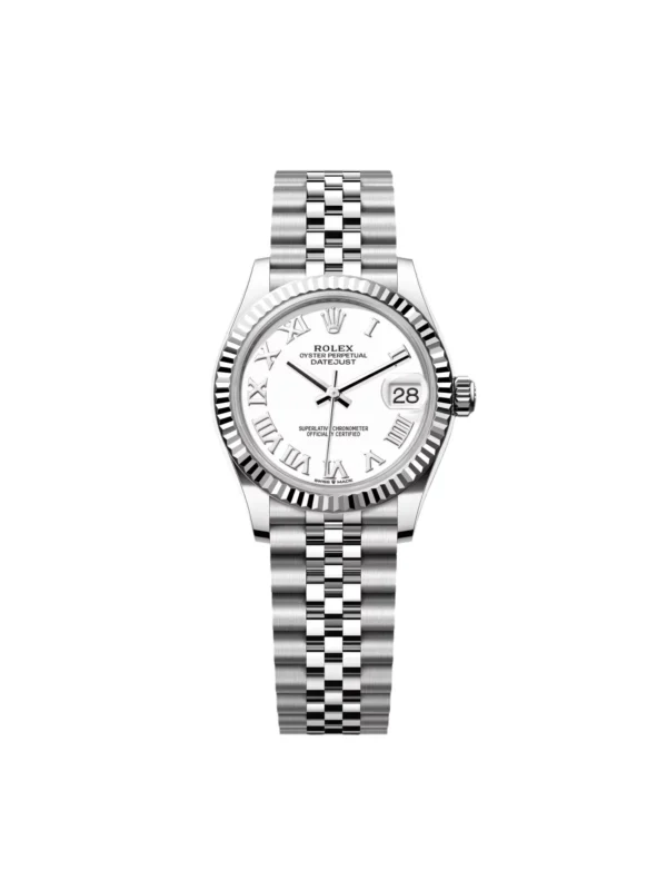 RLX Datejust m278274-0009/0010 White 31mm Dial Oyster Watch