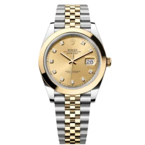 RLX Datejust 41mm 126303 Champagne Diamond Jubilee Steel and Yellow Gold Mens Watch