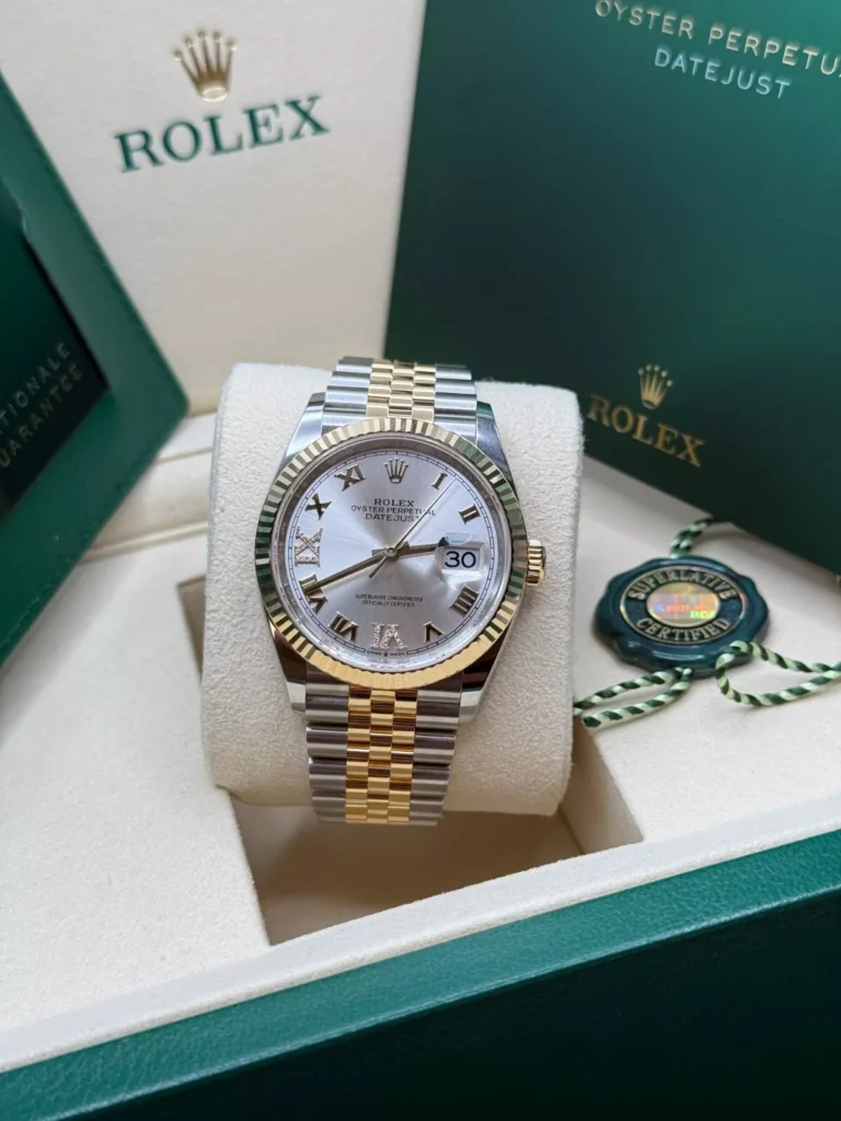 RLX Datejust 36mm 126233 Silver Dial Jubilee Bracelet Watch