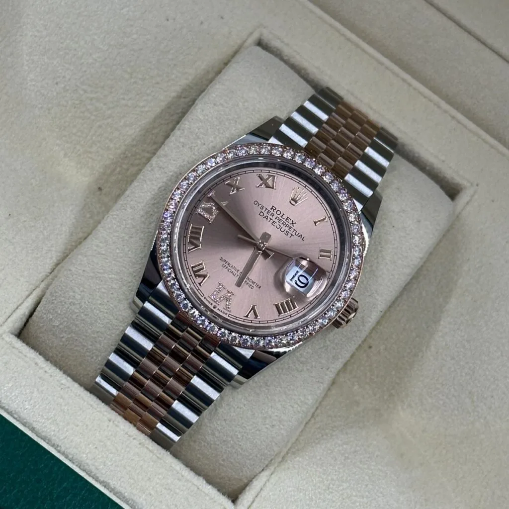 RLX Datejust 36mm 126281 Rose Dial Oyster 36mm Bracelet