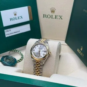 RLX Lady-Datejust 31mm 279173 Silver Roman Dial Oyster Bracelet