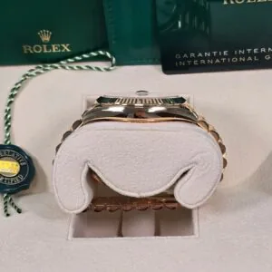RLX Day-Date "President" 40mm Yellow Gold Silver Index Dial - 228238