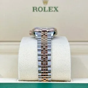 RLX Lady-Datejust 31mm 279171 Chocolate Roman Oyster Stainless Steel and Rose Gold