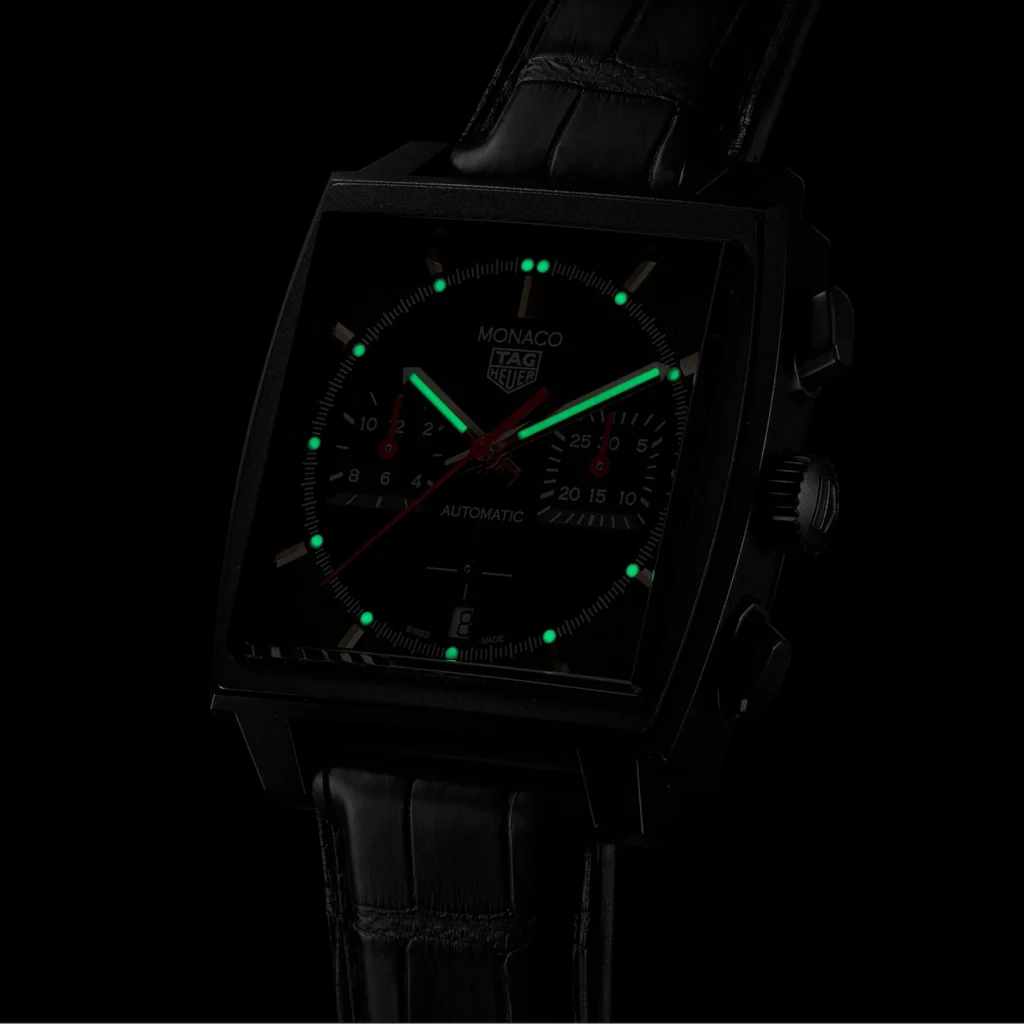 TAG Heuer Monaco Dark Lord 39mm Mens Watch CBL2180.FC6497