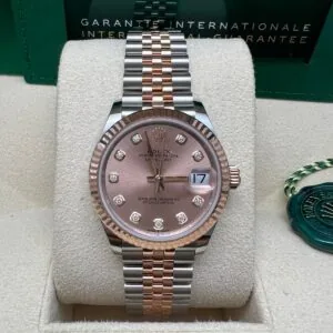 RLX Datejust m278271-0023/0024 Rose 31mm Dial Oyster Bracelet Watch