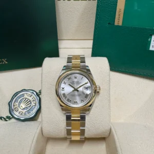 RLX Lady-Datejust 31mm 279163 Silver Roman Dial Oyster Bracelet