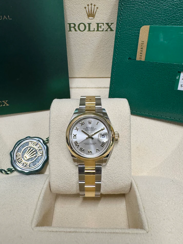 RLX Lady-Datejust 31mm 279163 Silver Roman Dial Oyster Bracelet