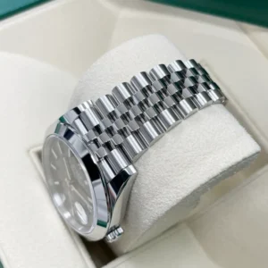 RLX Datejust 41mm 126300 Slate Index Jubilee Stainless Steel Watch