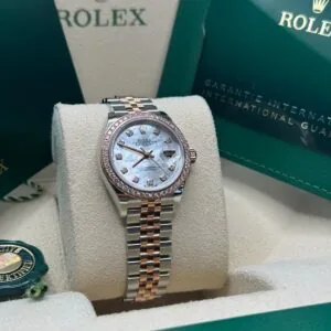 RLX Lady-Datejust 31mm 279381RBR Mother-of-Pearl Diamond Dial Oyster Bracelet